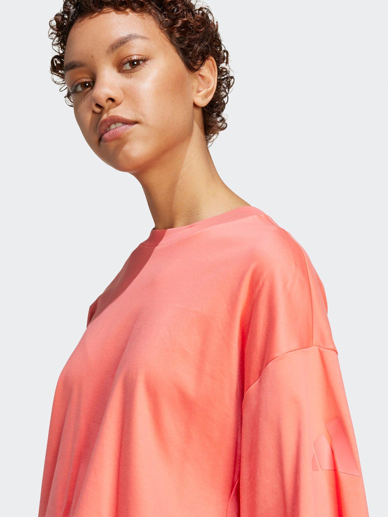 Image 5 of 6 of adidas Sportswear Women's All Szn Soft Lux Loose Tee - Pink