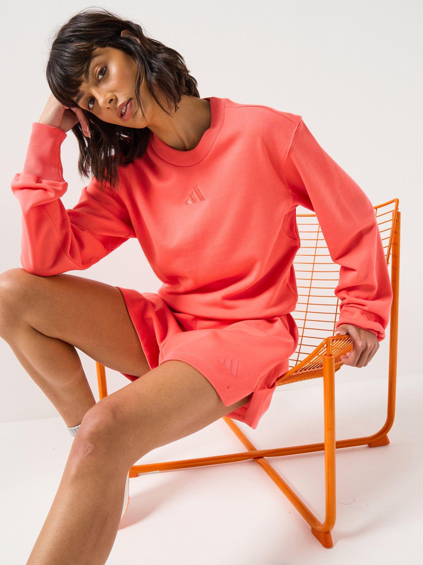 adidas Sportswear: Women's All Szn French Terry Regular Sweatshirt - Pink