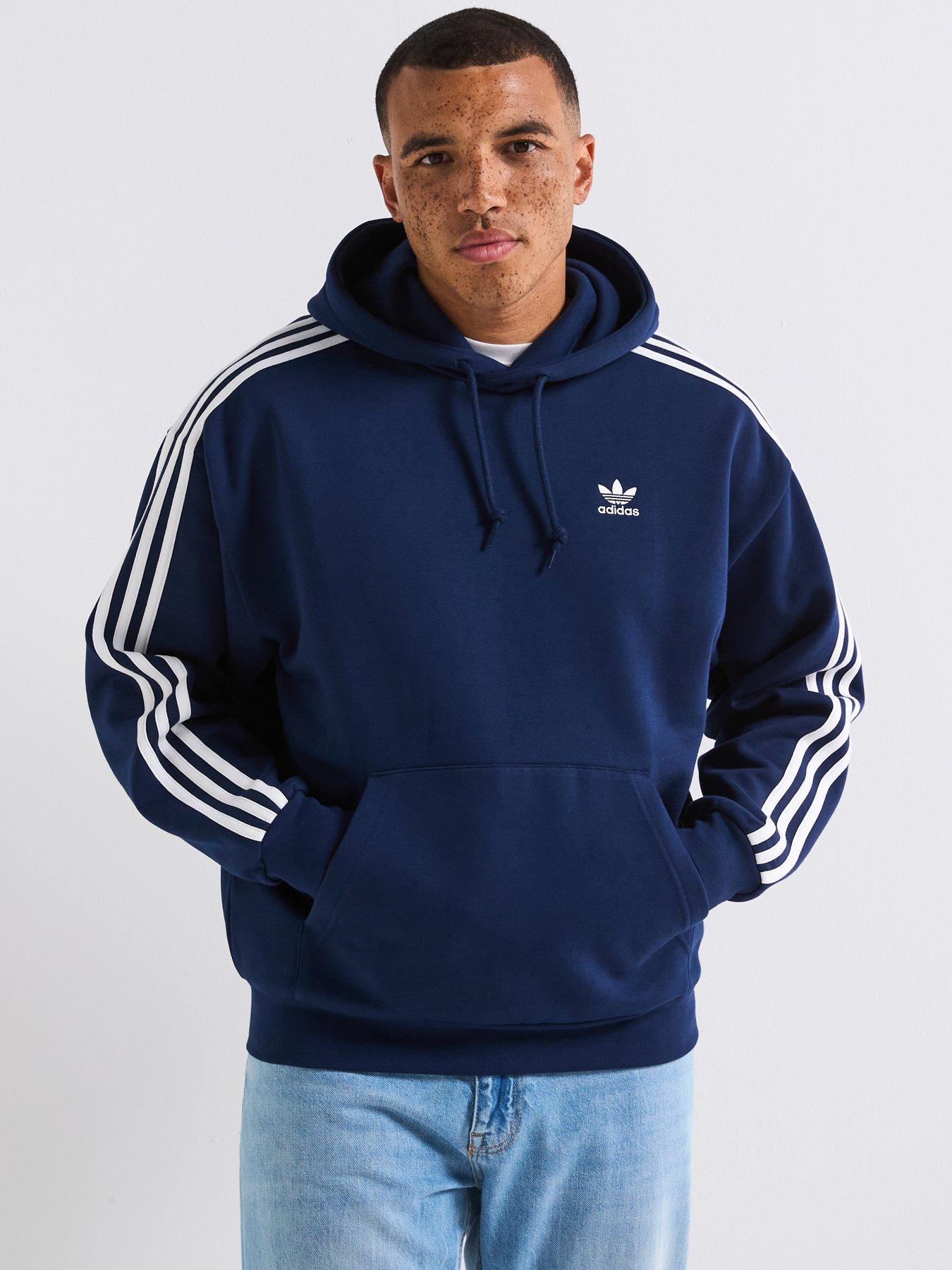 undefined Men's Adicolor Baggy Fit Hoodie - Blue