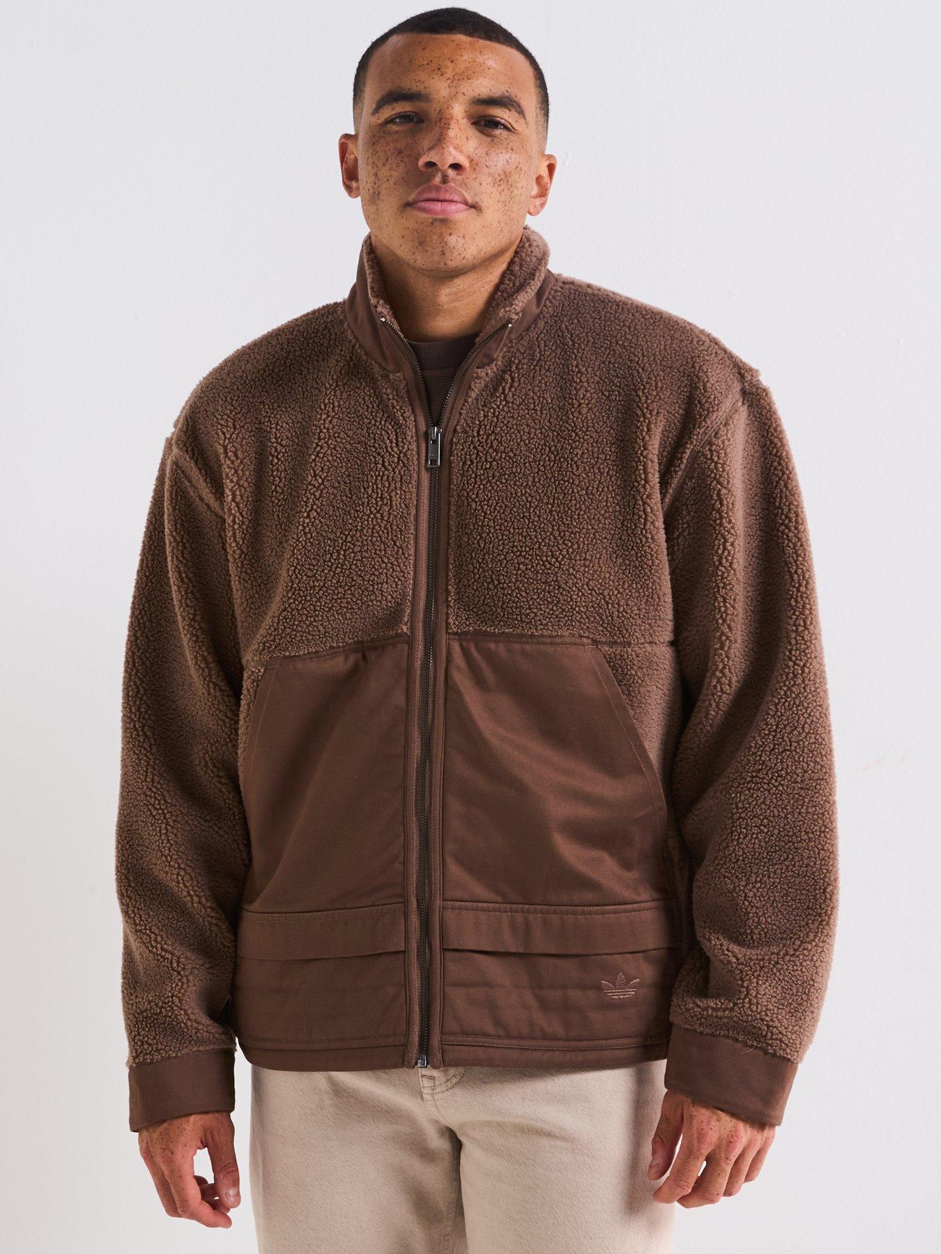 adidas Originals Men's Premium Essentials Polarfleece Full Zip