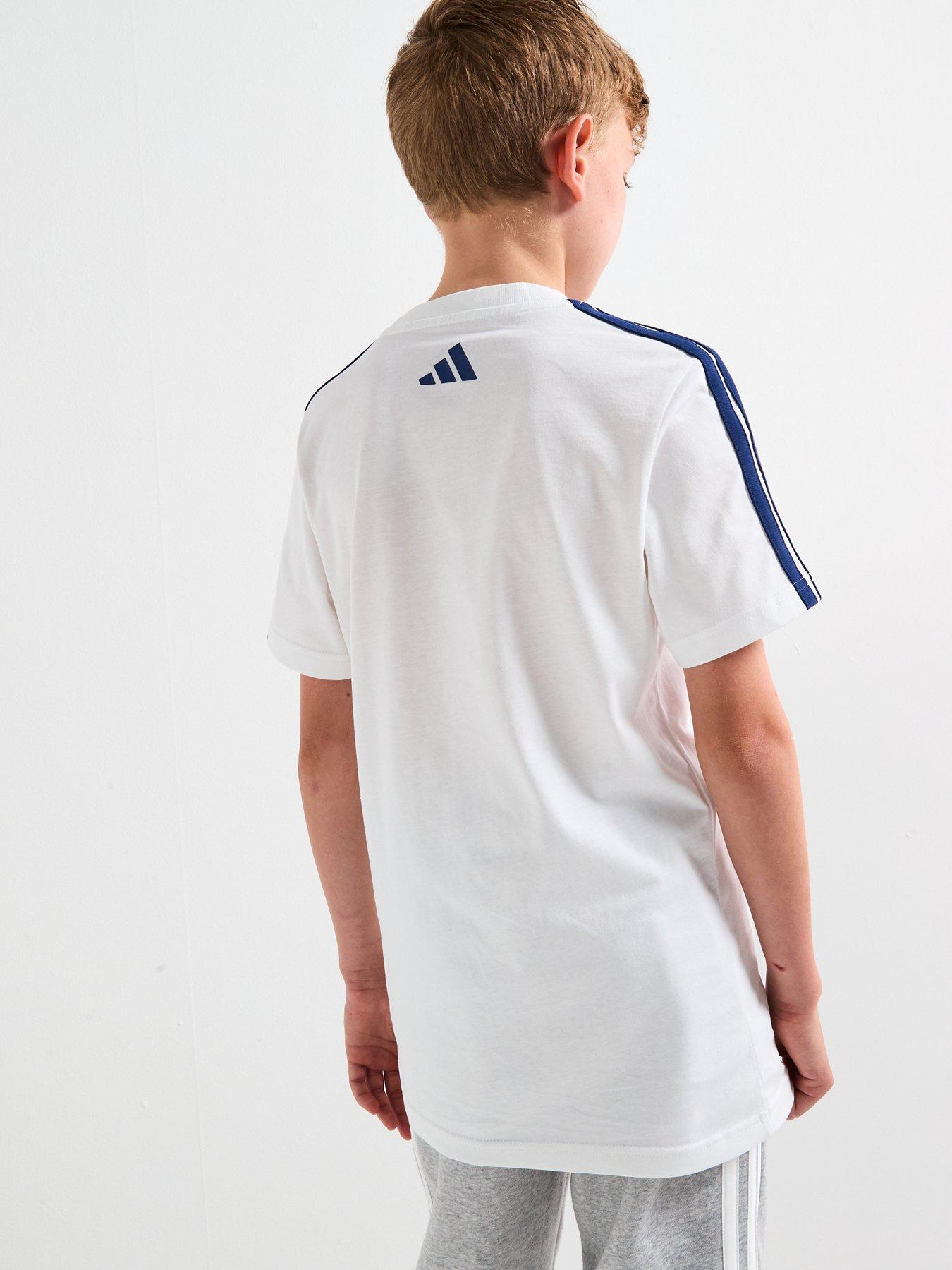 Image 2 of 6 of adidas Sportswear Junior Unisex Codes Collegiate Graphic T-shirt -white