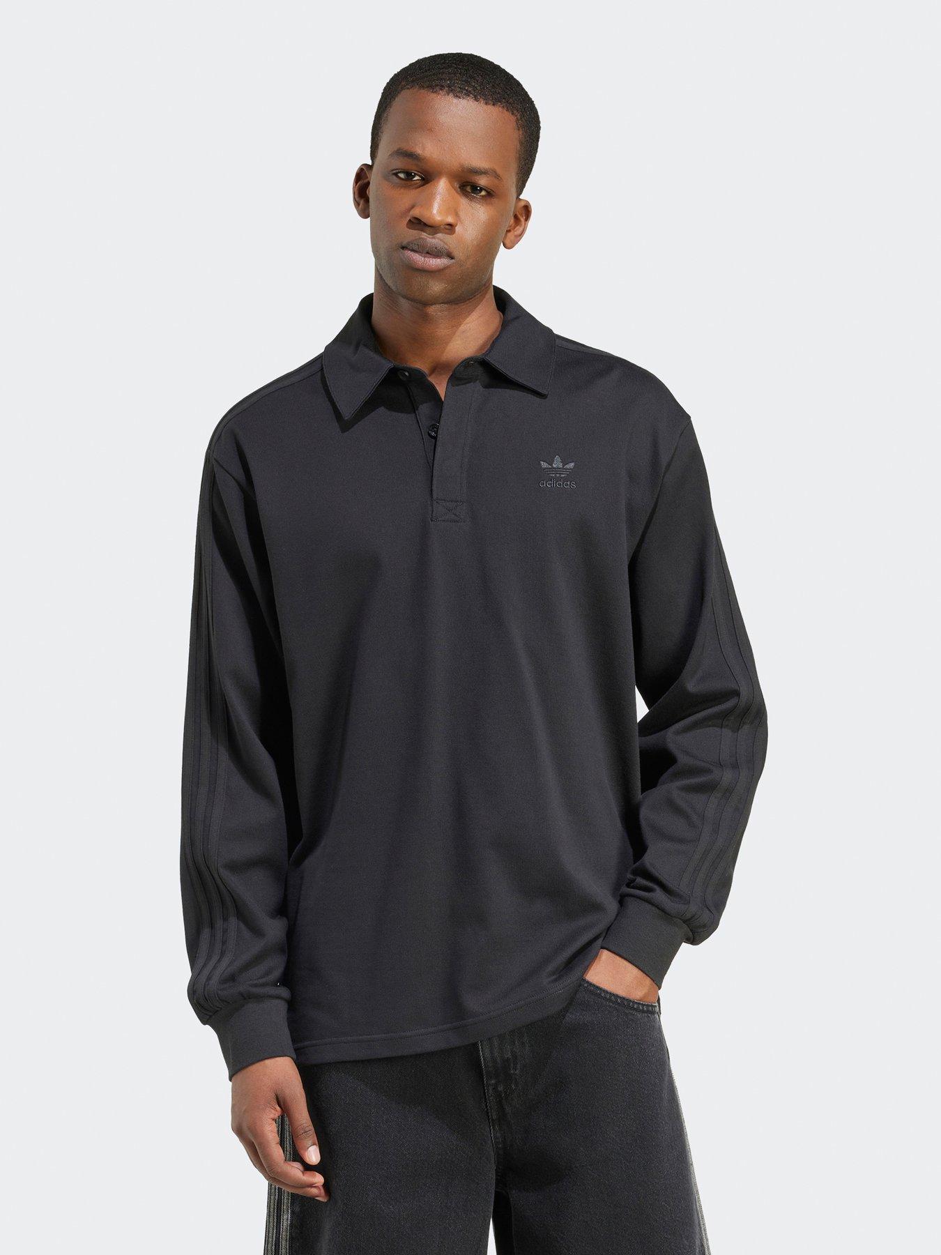 undefined Men's Adicolor Rugby Polo Shirt - Black