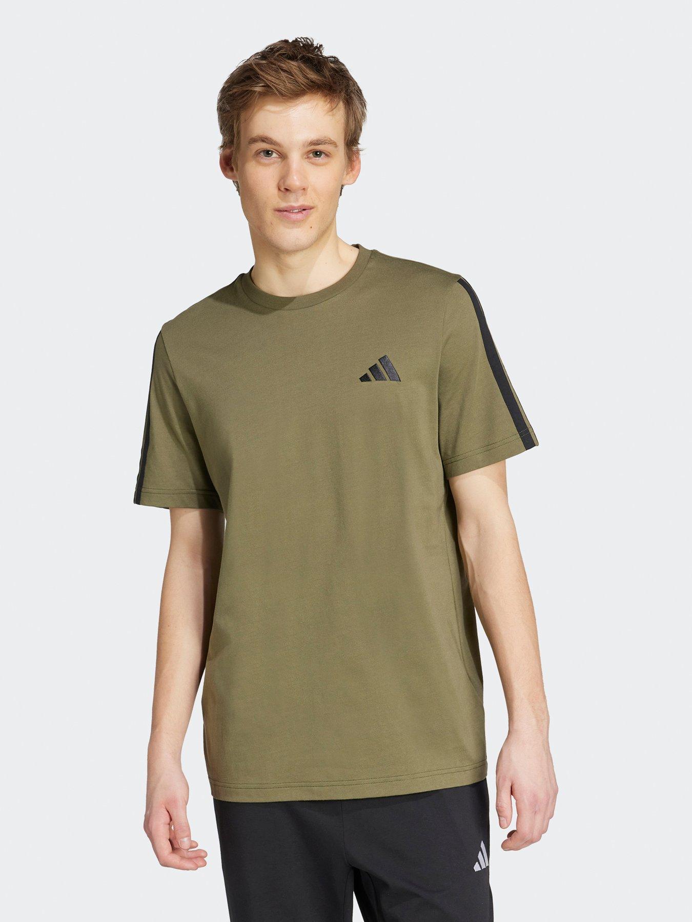 undefined Men's 3-Stripes T-Shirt - Green