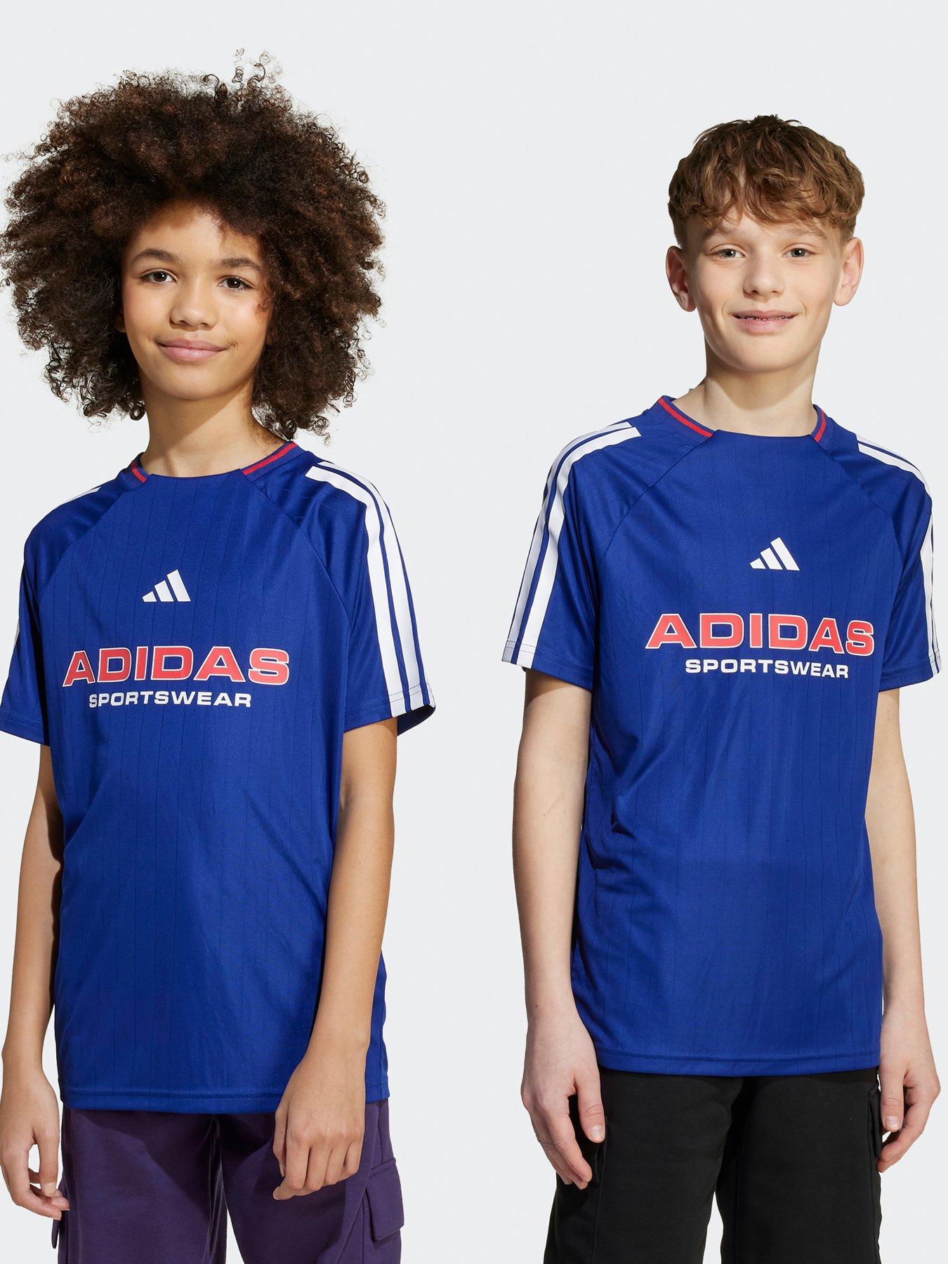adidas Sportswear Junior Boys House Of Trio T-Shirt- Blue