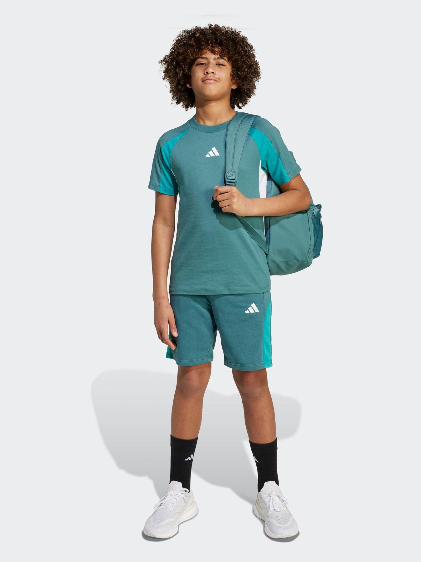 adidas Sportswear Junior Boys Seasonal Essentials Colorblock T-shirt ...