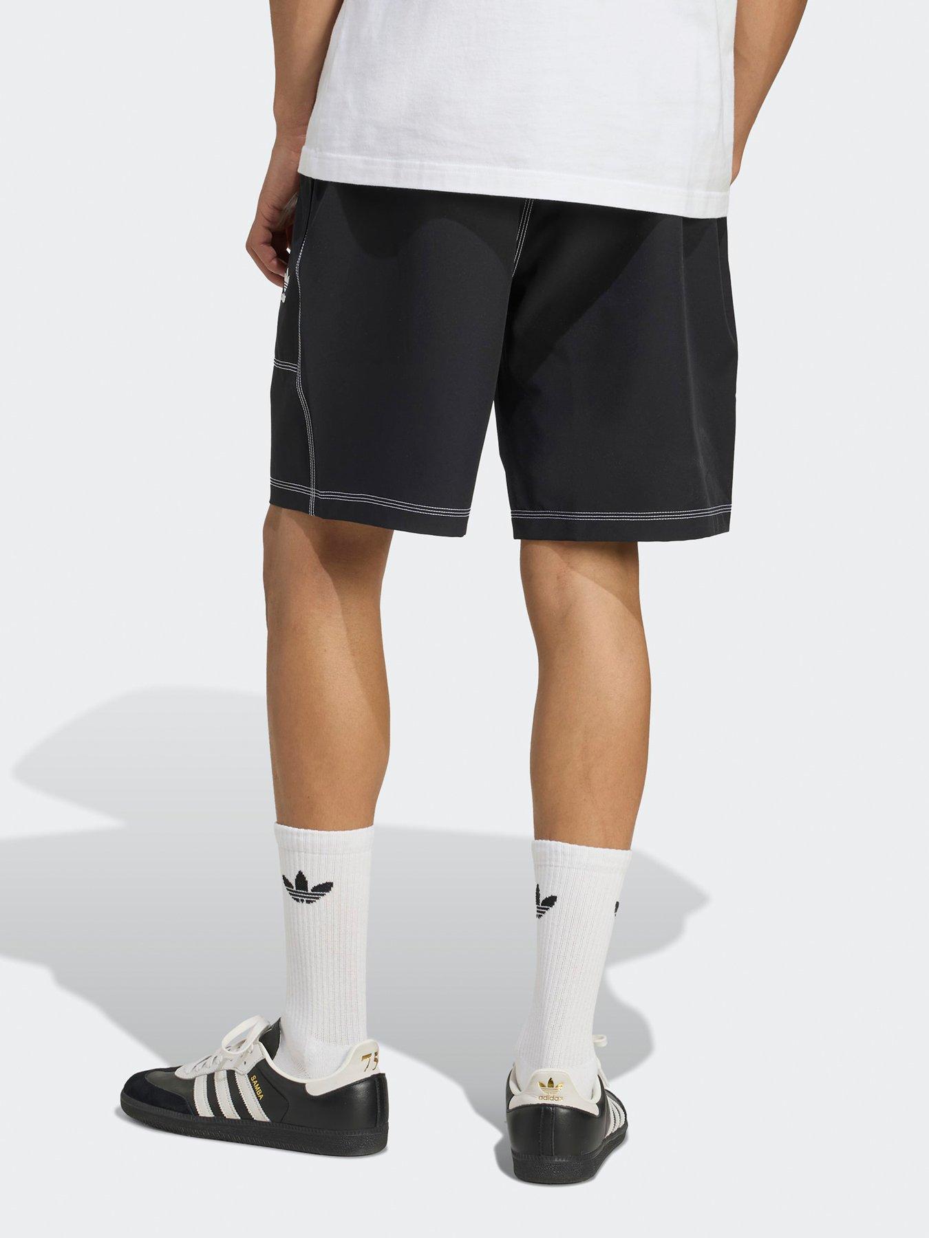 adidas Originals Men's Trefoil Essentials Shorts - Black | Very