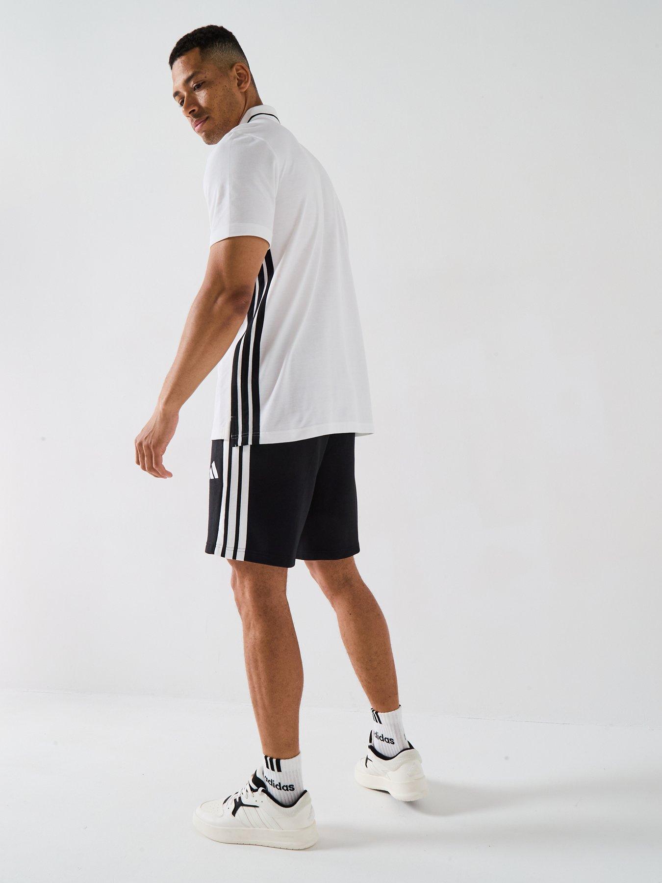 Image 5 of 5 of adidas Sportswear Men's Essentials 3-stripes Piqu&eacute; Polo Shirt - White