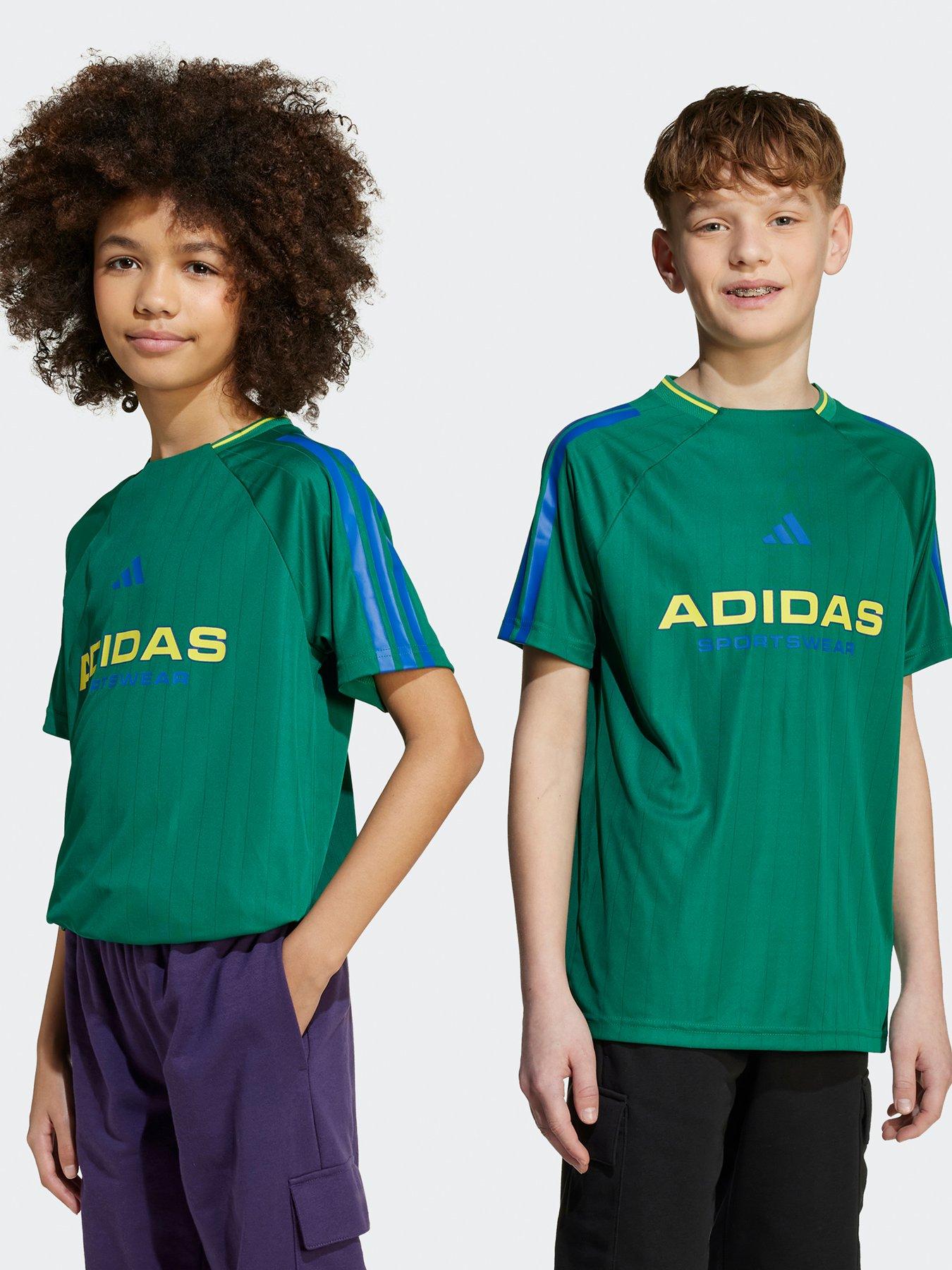 adidas Sportswear: Junior Boys House Of Trio T-Shirt- Red