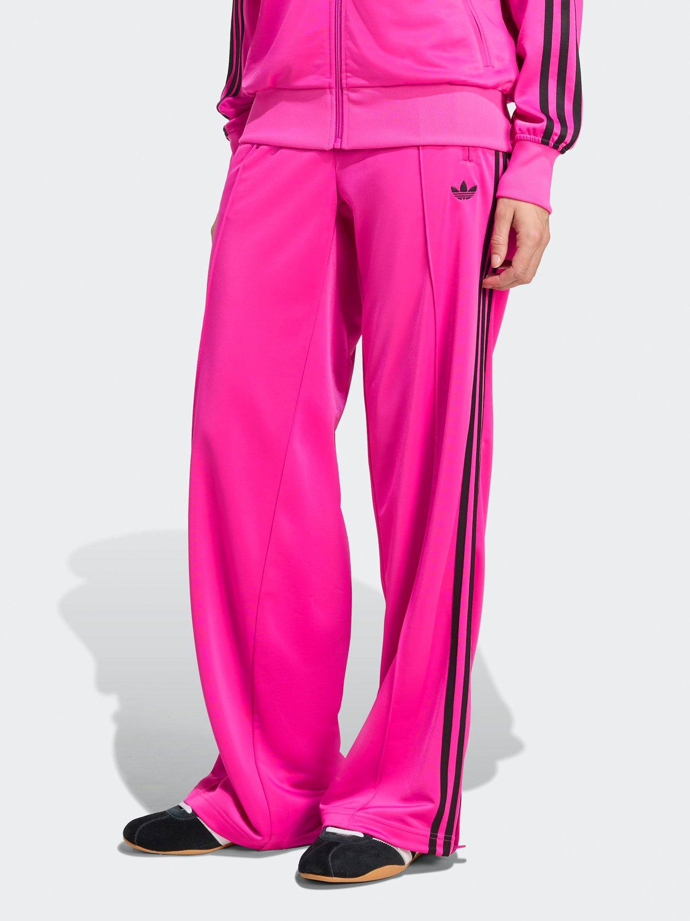 Adidas Originals Women'S Adicolor Firebird Tracksuit Bottoms - Pink