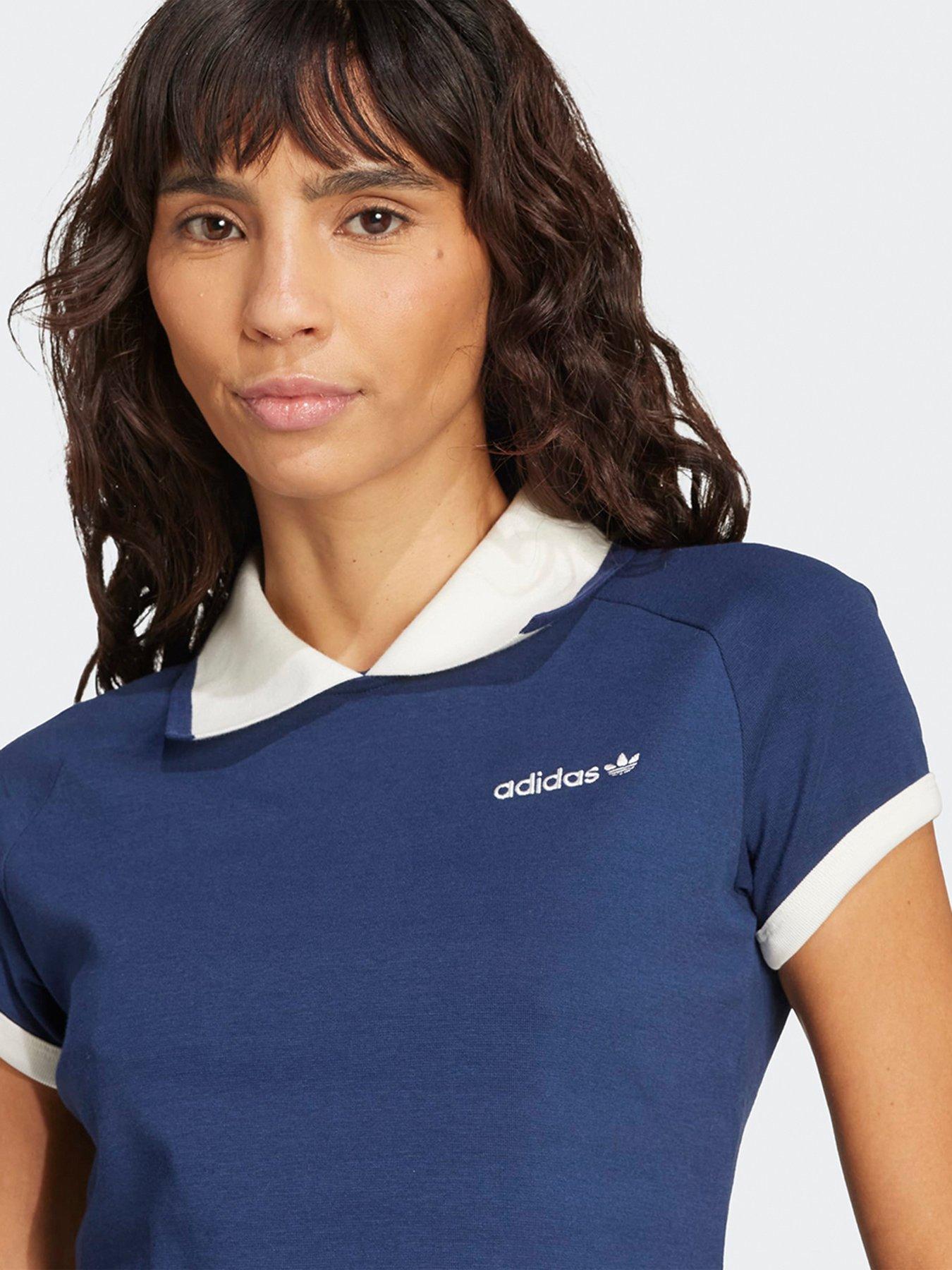 Image 4 of 6 of adidas Originals Women's Polo Shirt - Blue