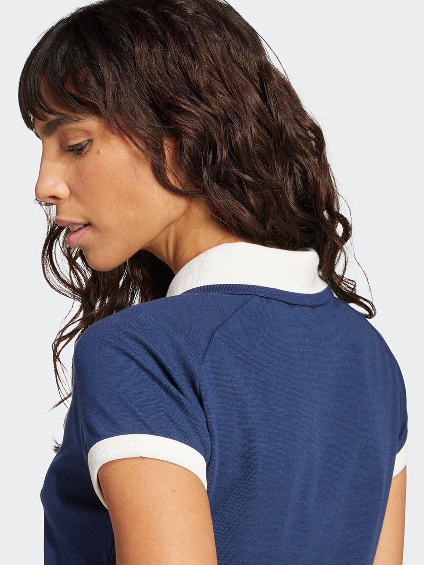 Image 5 of 6 of adidas Originals Women's Polo Shirt - Blue