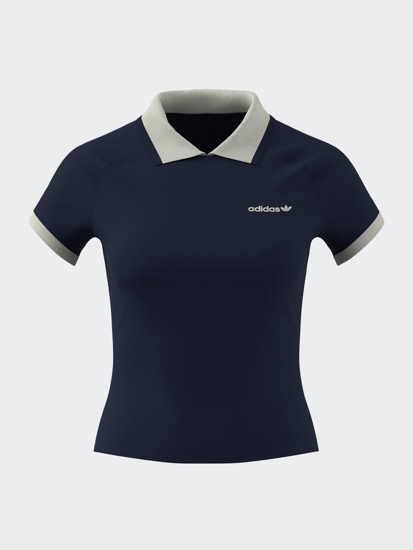 Image 6 of 6 of adidas Originals Women's Polo Shirt - Blue