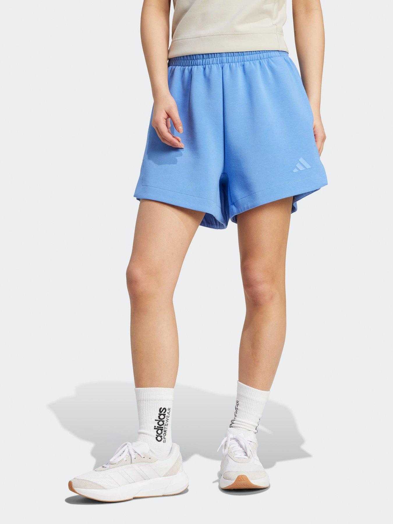 undefined Women's All Szn Soft Lux Loose Shorts - Blue