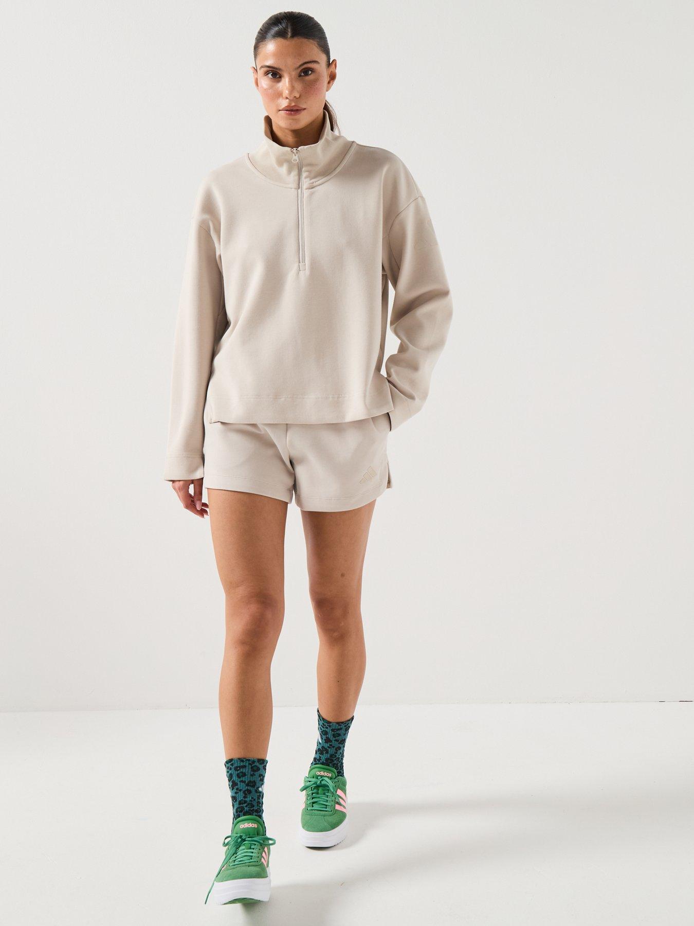 adidas Sportswear Women's All Szn Soft Lux Quarter Zip - Grey | Very