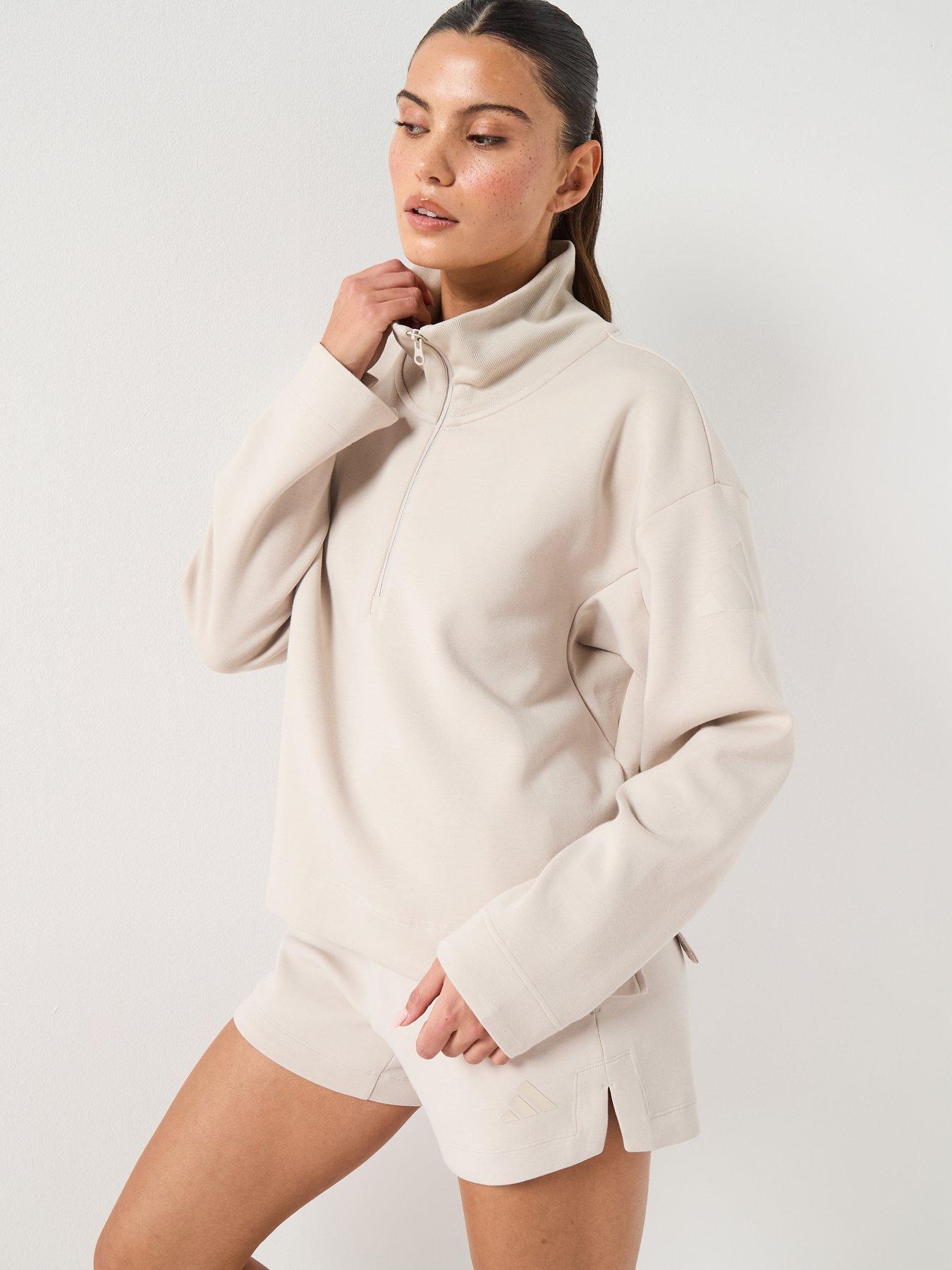 adidas Sportswear Women's All Szn Soft Lux Quarter Zip - Grey | Very