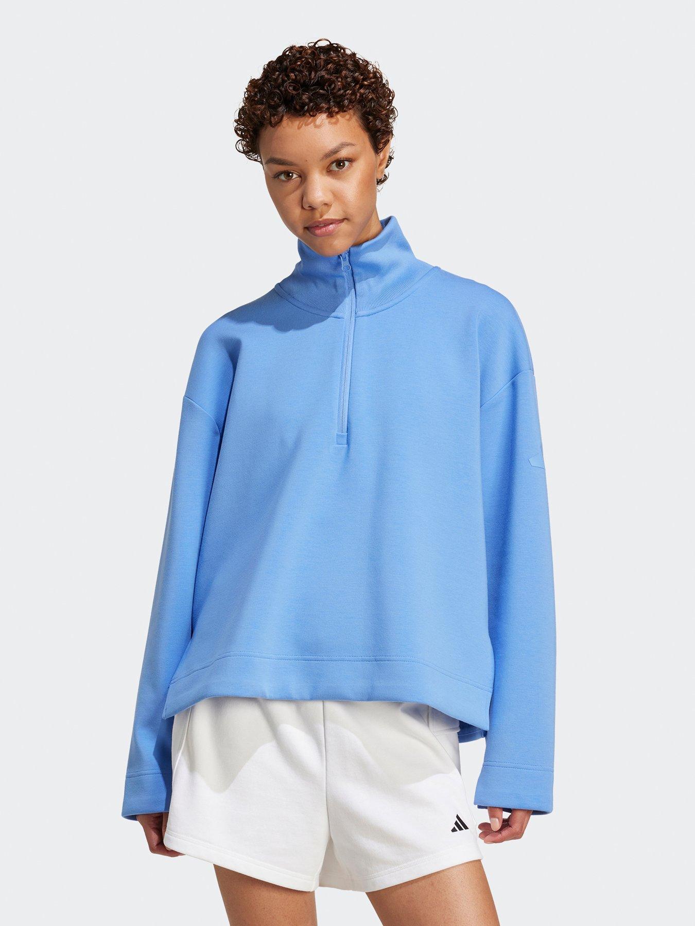 undefined Women's All Szn Soft Lux Quarter Zip - Blue