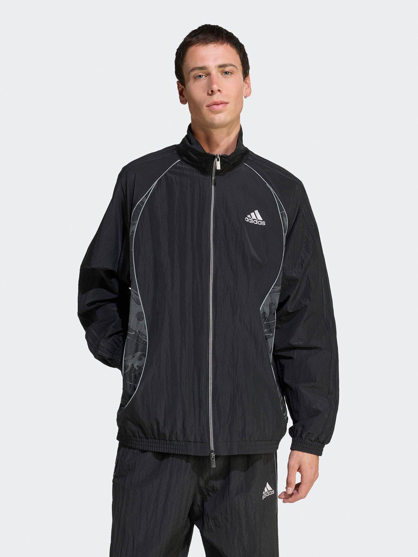 adidas Originals Mens Adlenium Teamgeist Tracksuit Top - Black