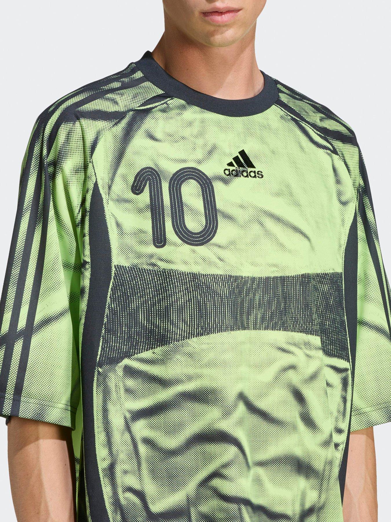 adidas Originals Mens Adilenium Teamgeist T-Shirt Green Very