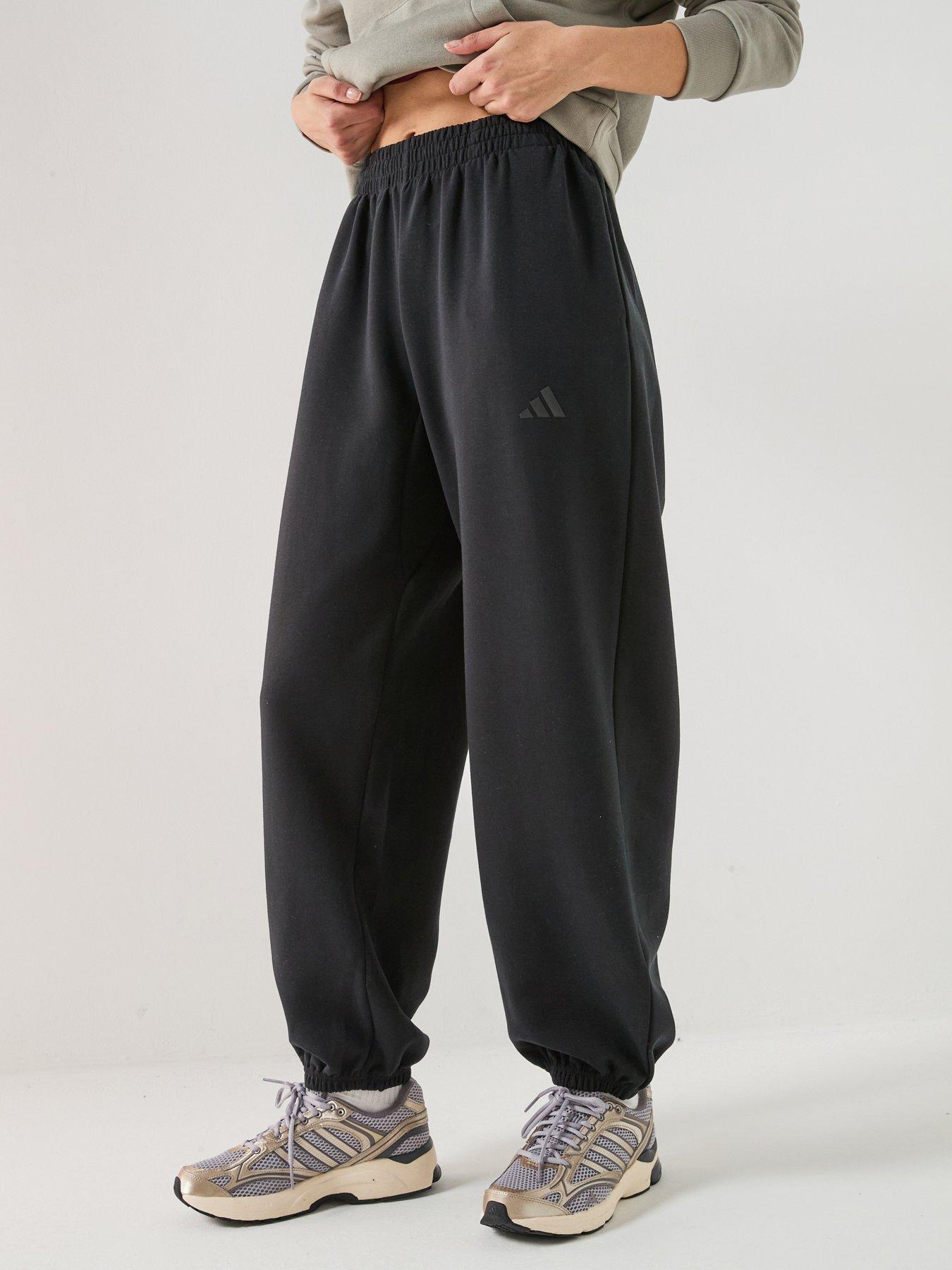 Adidas Sportswear Women'S All Szn Soft Lux Loose Pants - Black