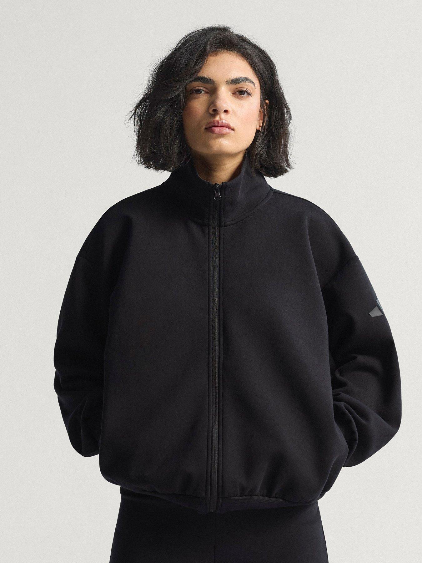 undefined Women's All Szn Soft Lux Loose Full-zip - Black
