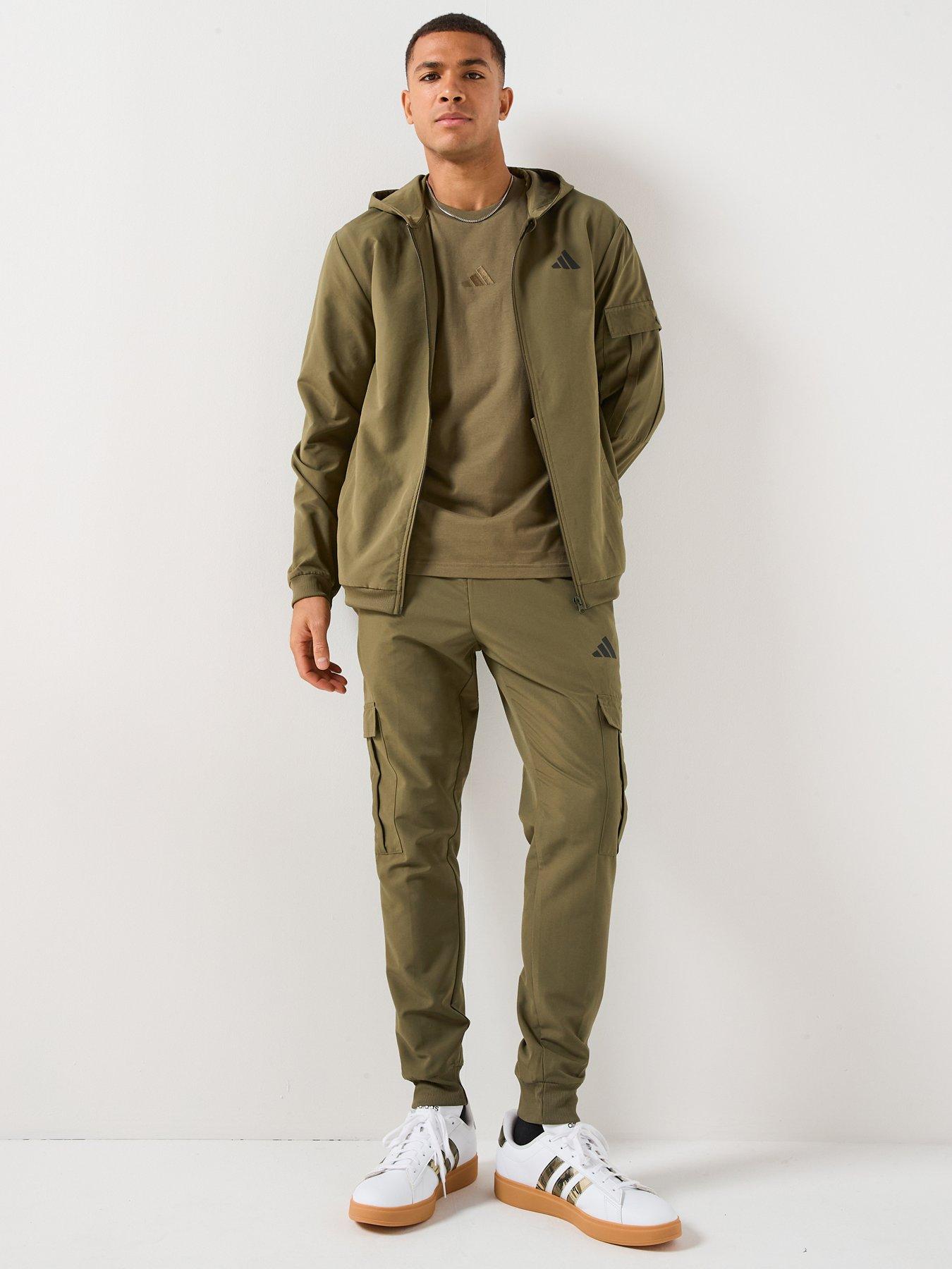 adidas Sportswear Men's Cargo Tracksuit - Green
