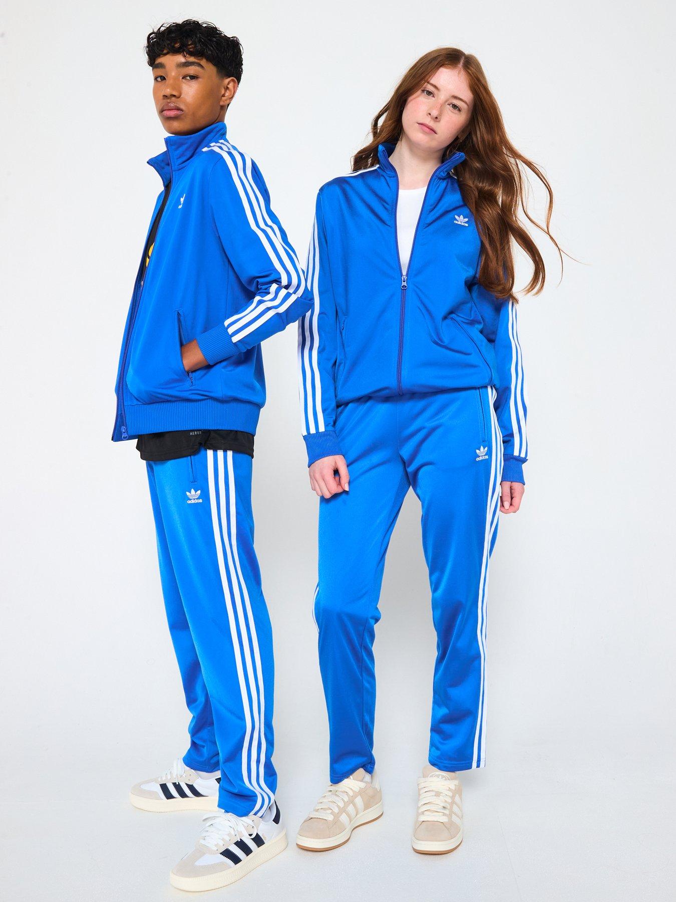 Image 3 of 5 of adidas Originals Junior Boys Adicolor Firebird Top - Blue