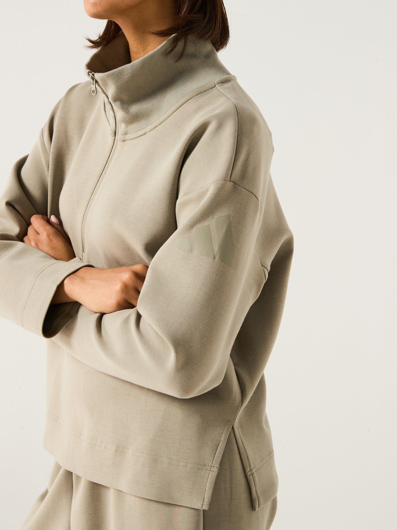 szn adidas Sportswear Women's All Szn Soft Lux Quarter Zip - Green | Very