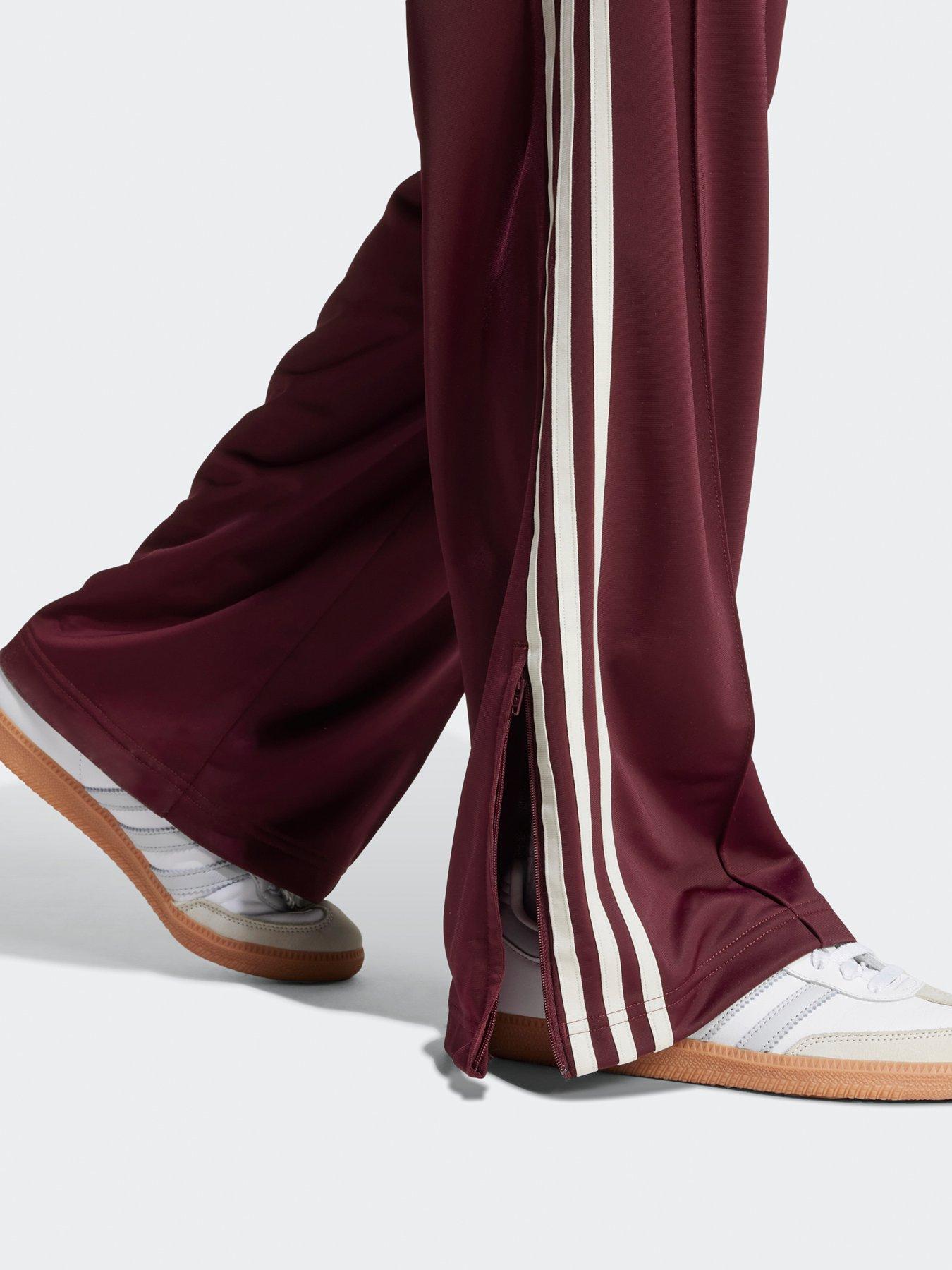 Track Pants Maroon Adidas Tracksuit Womens Originals Firebird