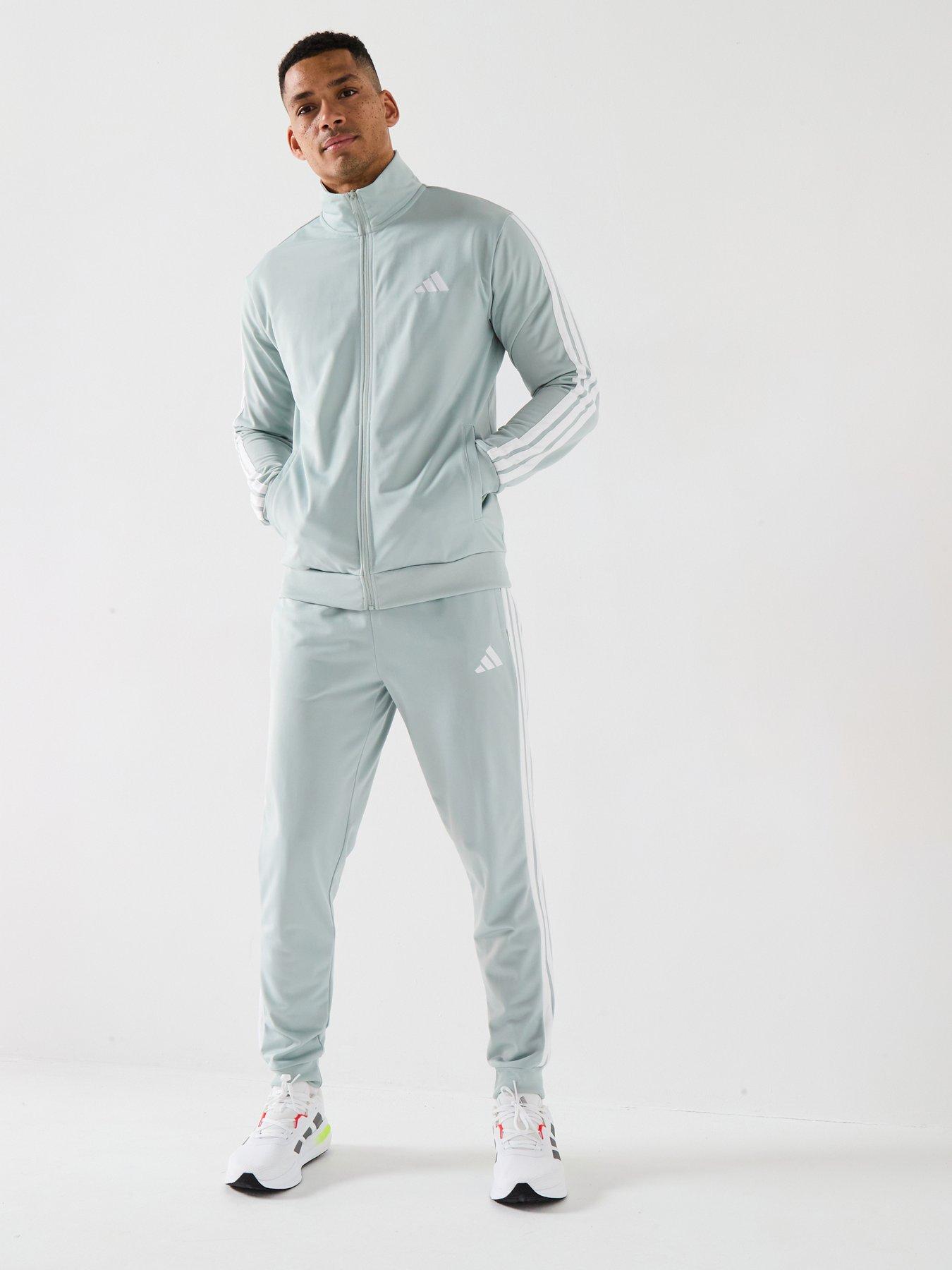 undefined Men's 3 Stripes Tracksuit - Grey