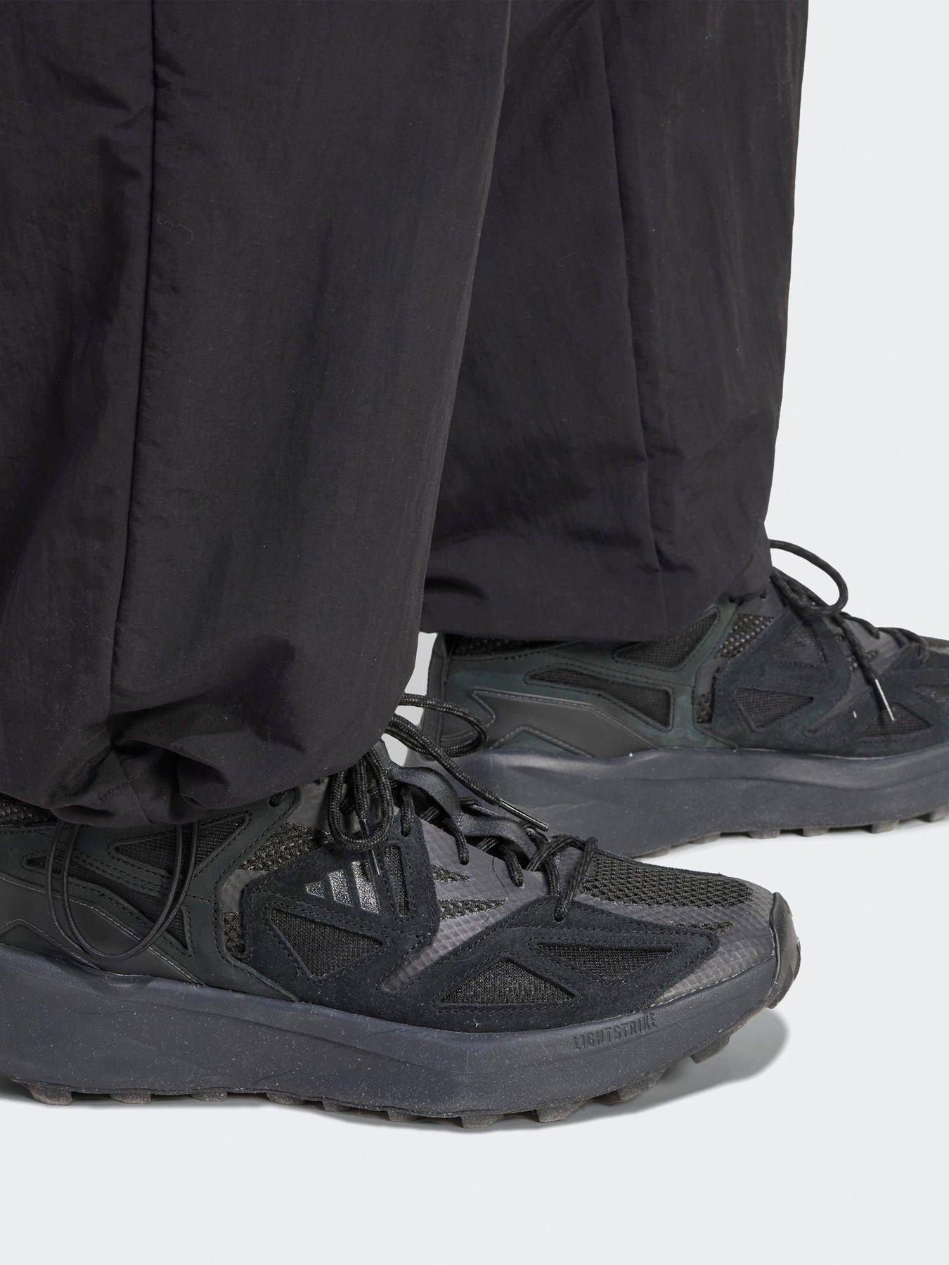 Image 4 of 6 of adidas Sportswear Men's Essential Small Logo Woven Open Hem Pant - Black