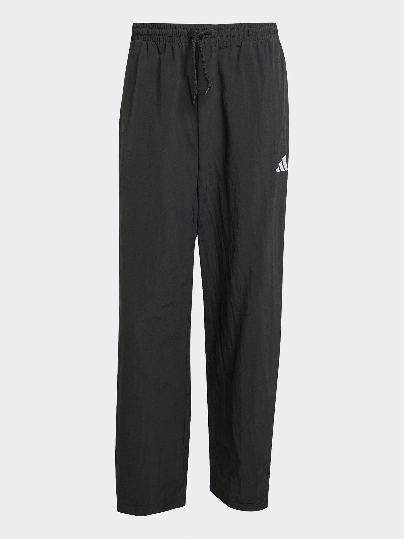 Image 6 of 6 of adidas Sportswear Men's Essential Small Logo Woven Open Hem Pant - Black