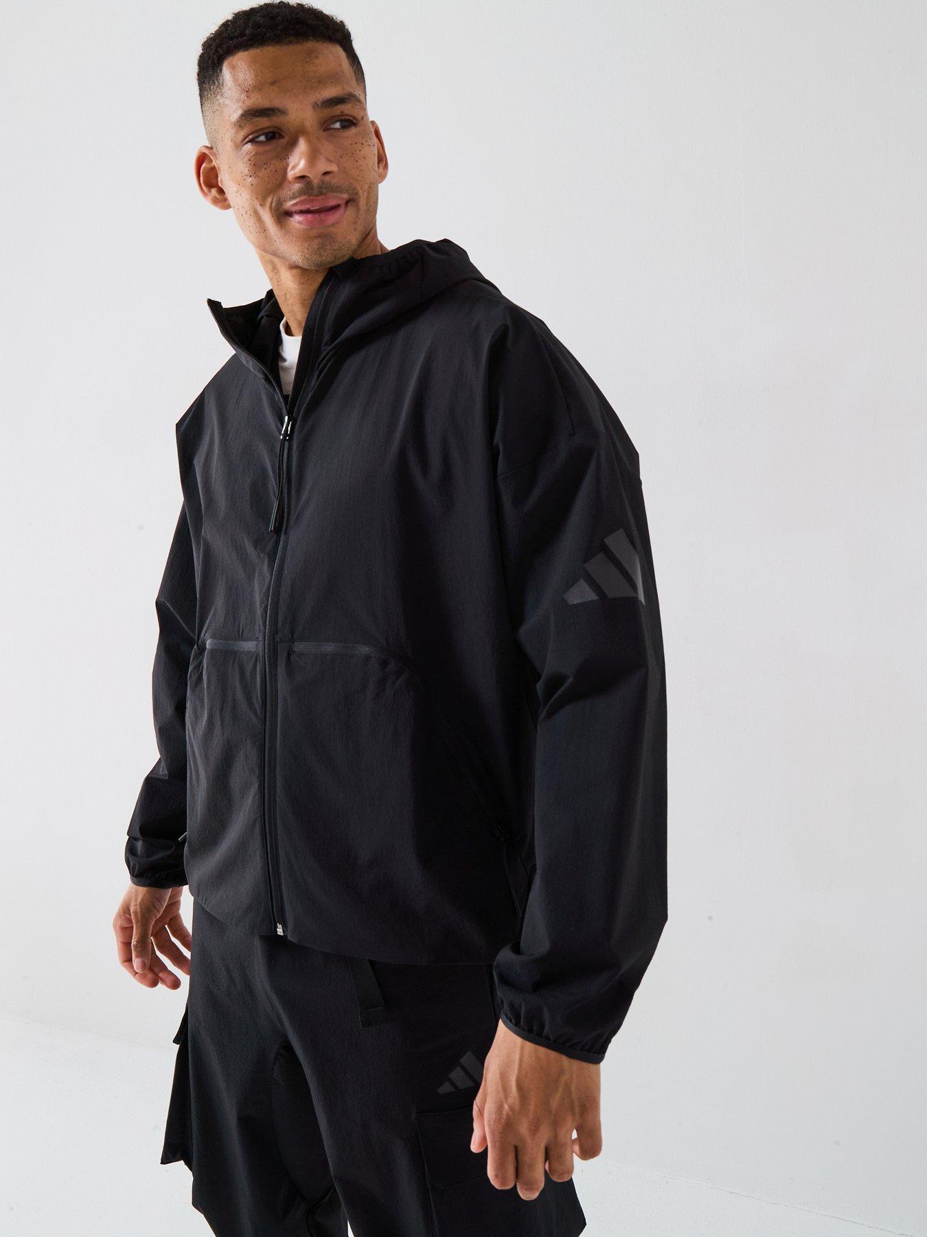 adidas Sportswear: Men's Myshelter Windbreaker - Black