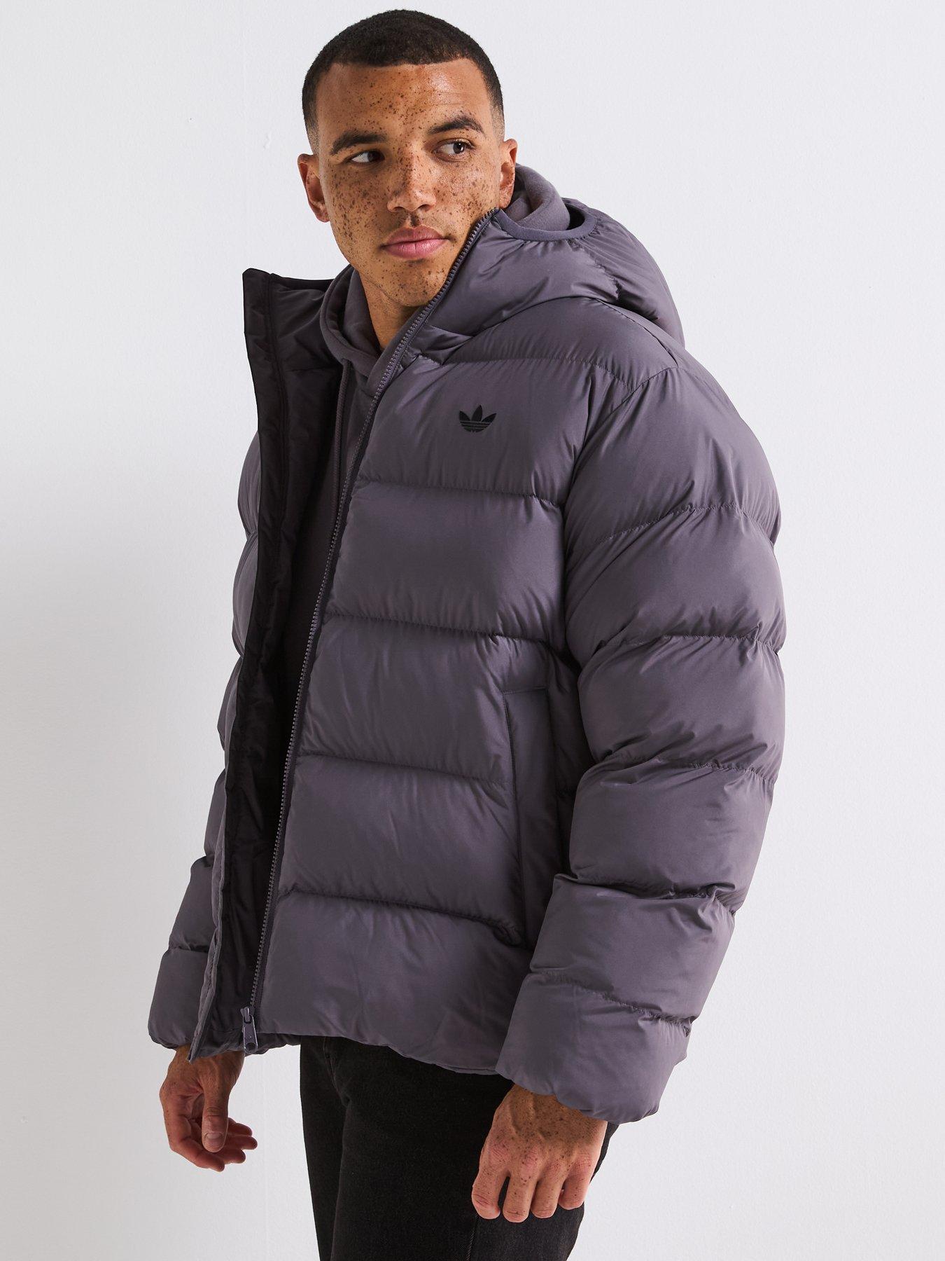 adidas Originals Men's Tonal Hooded Puffer Jacket - Multicolour