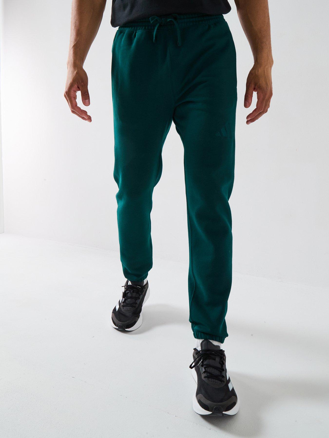 adidas Sportswear Men's All Szn Fleece Regular Tapered Pant - Green