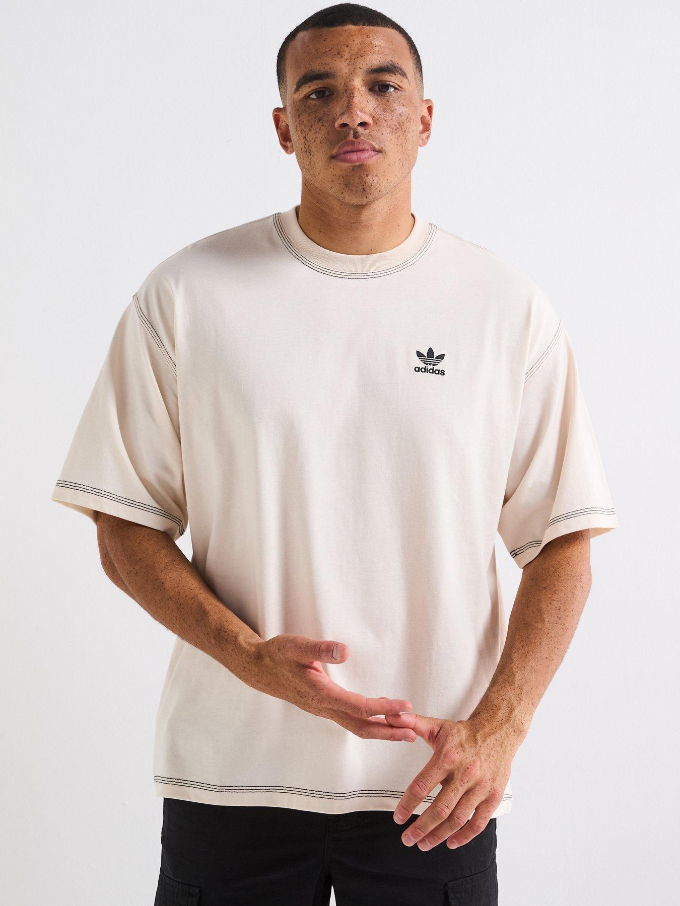 undefined Men's Trefoil Essentials T-Shirt - White