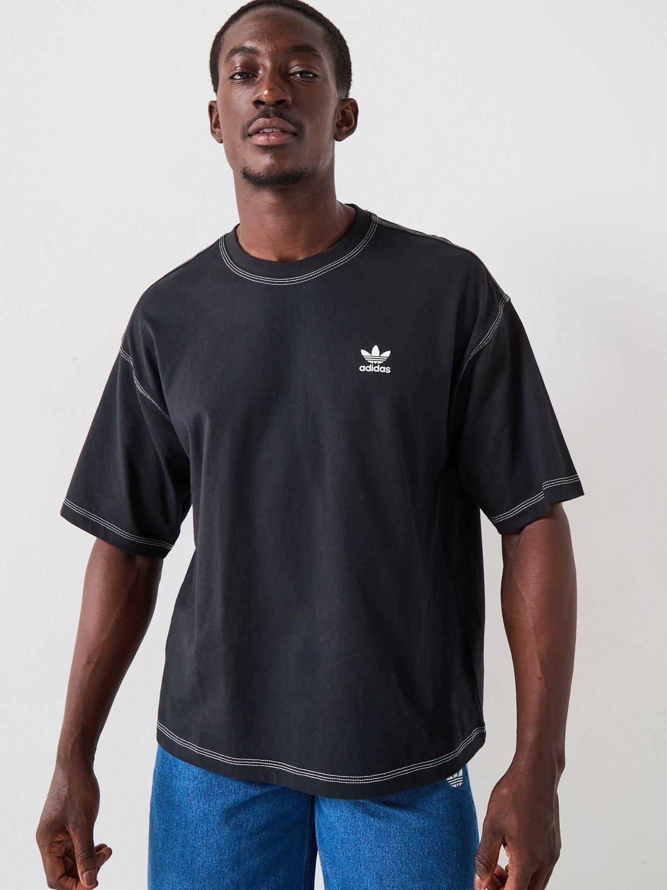 undefined Men's Trefoil Essentials Tee - Black