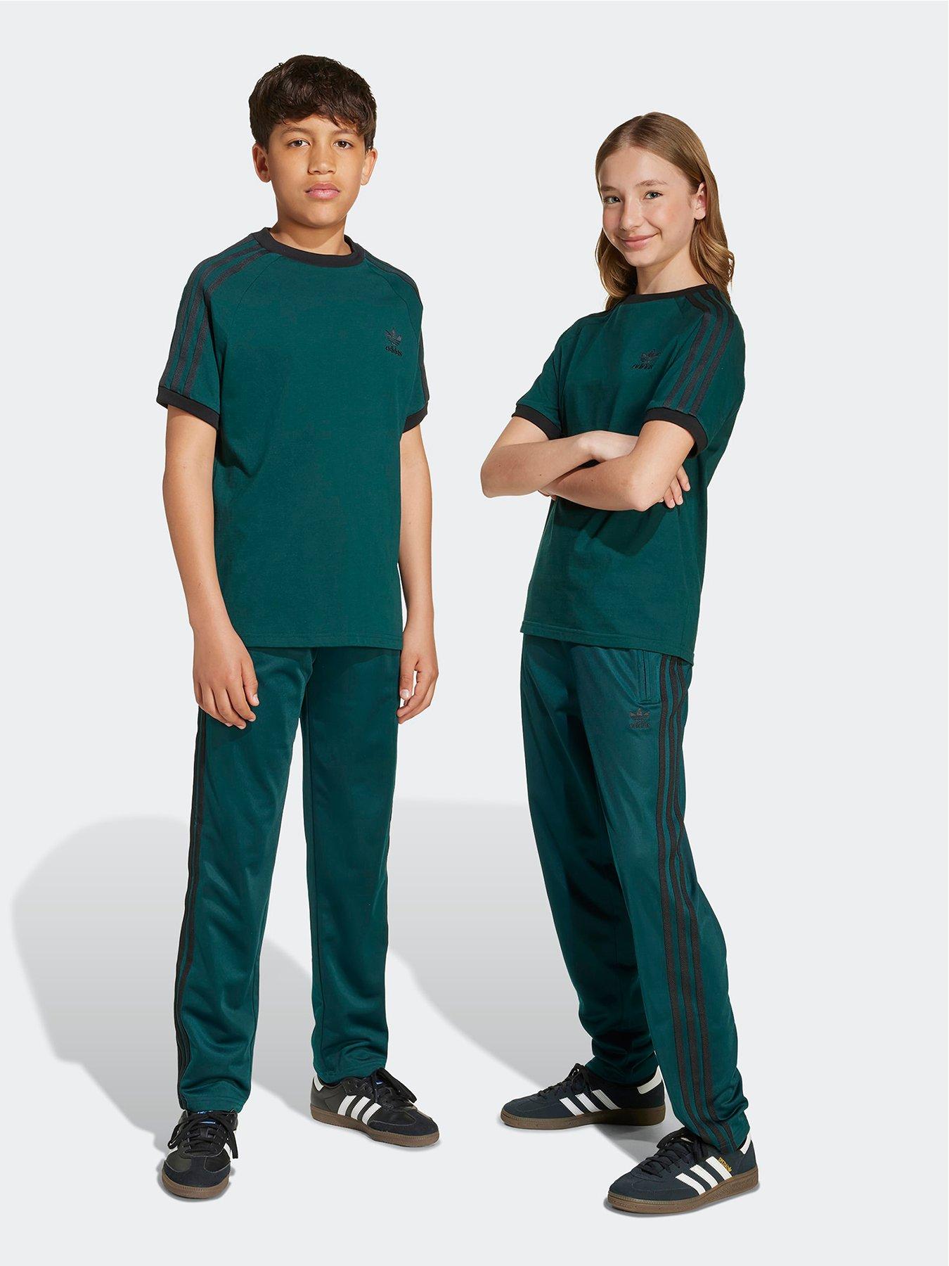 adidas Originals: Junior Unisex Adicolor Firebird Tracksuit Bottoms - Green