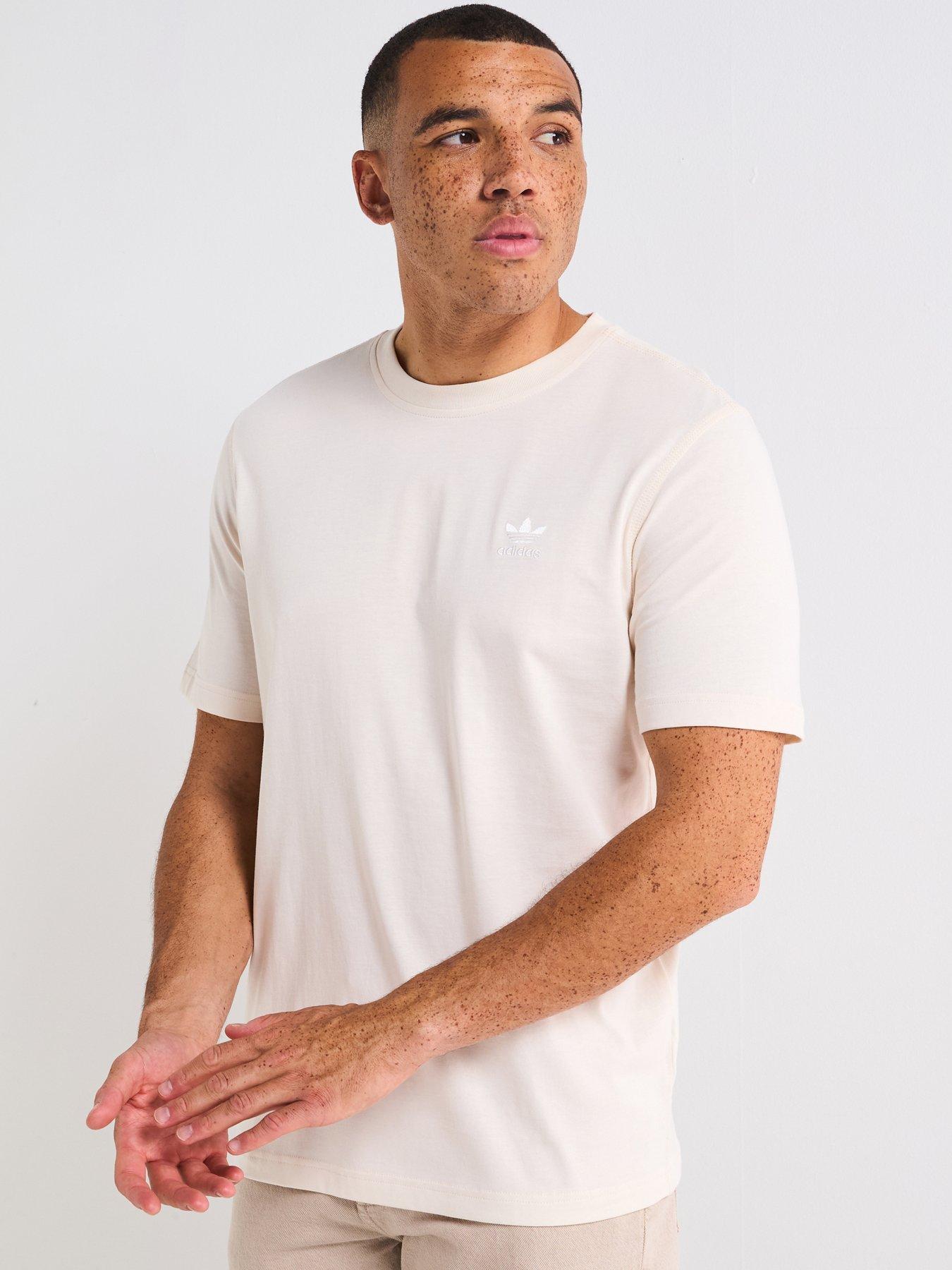 undefined Men's Trefoil Essentials Tee - White