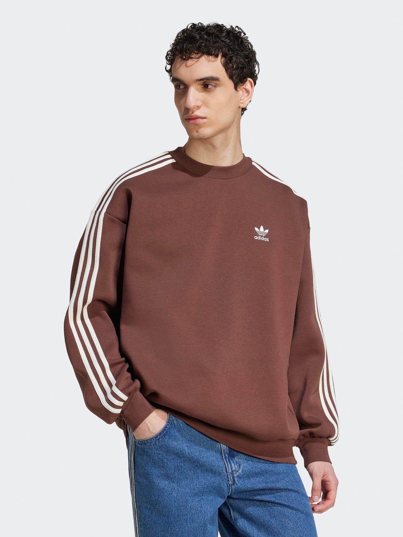 undefined Men's Adicolor Oversized Crew - Brown
