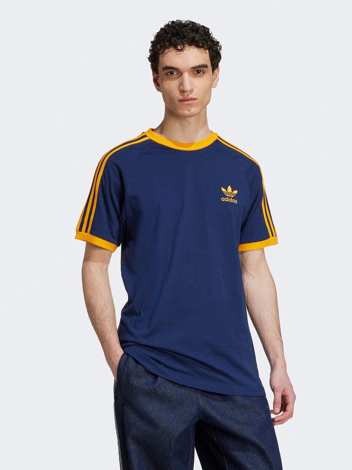 undefined Men's Adicolor Classics 3-stripes T-shirt - Blue