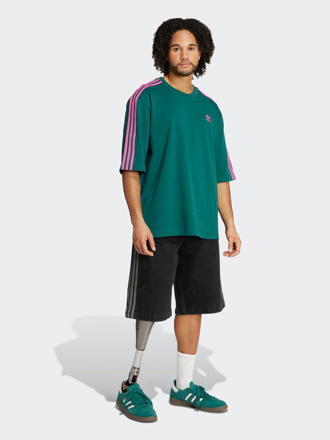 Image 3 of 6 of adidas Originals Men's Adicolor Oversized Tee - Green