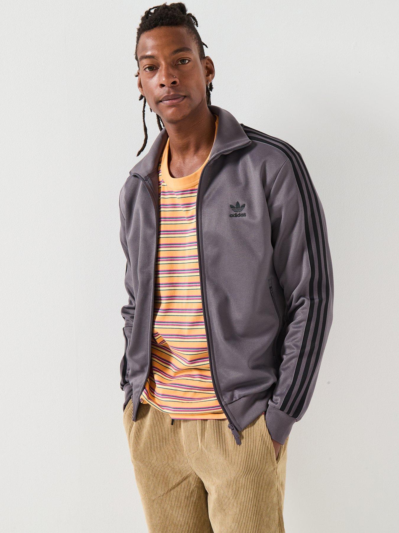adidas Originals Men's Adicolor Classics Tracksuit Top - Dark Grey