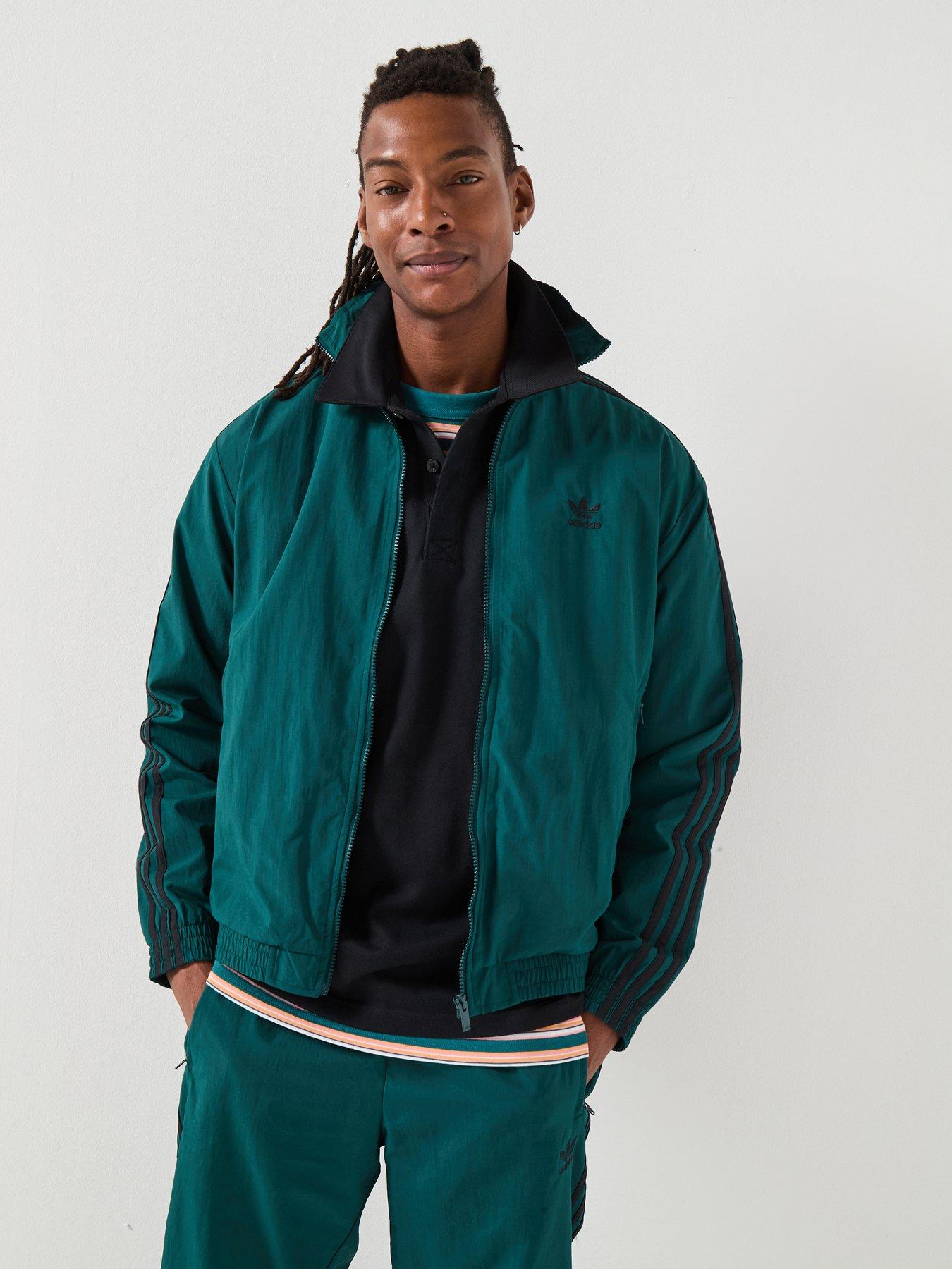 adidas Originals Men's Firebird Adicolor Woven Track Top - Green