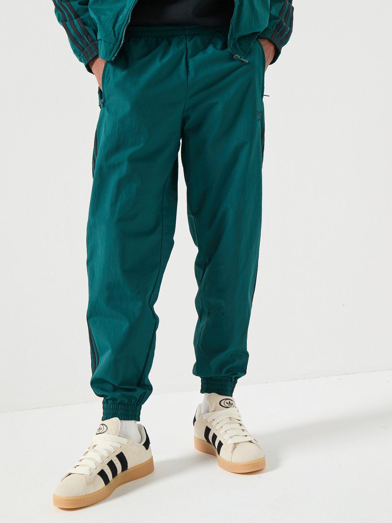 adidas Originals Men's Firebird Adicolor Woven Trackpants - Green