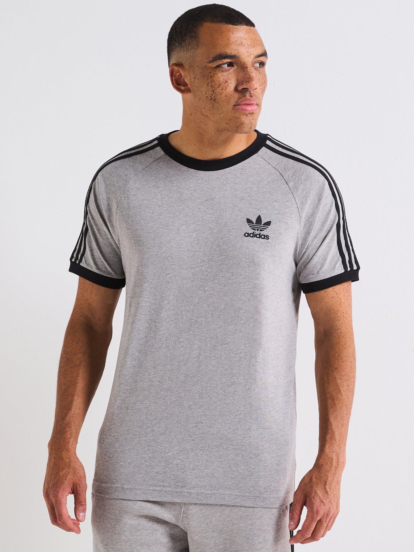 undefined Men's Adicolor Classics 3-Stripes T-Shirt - Grey