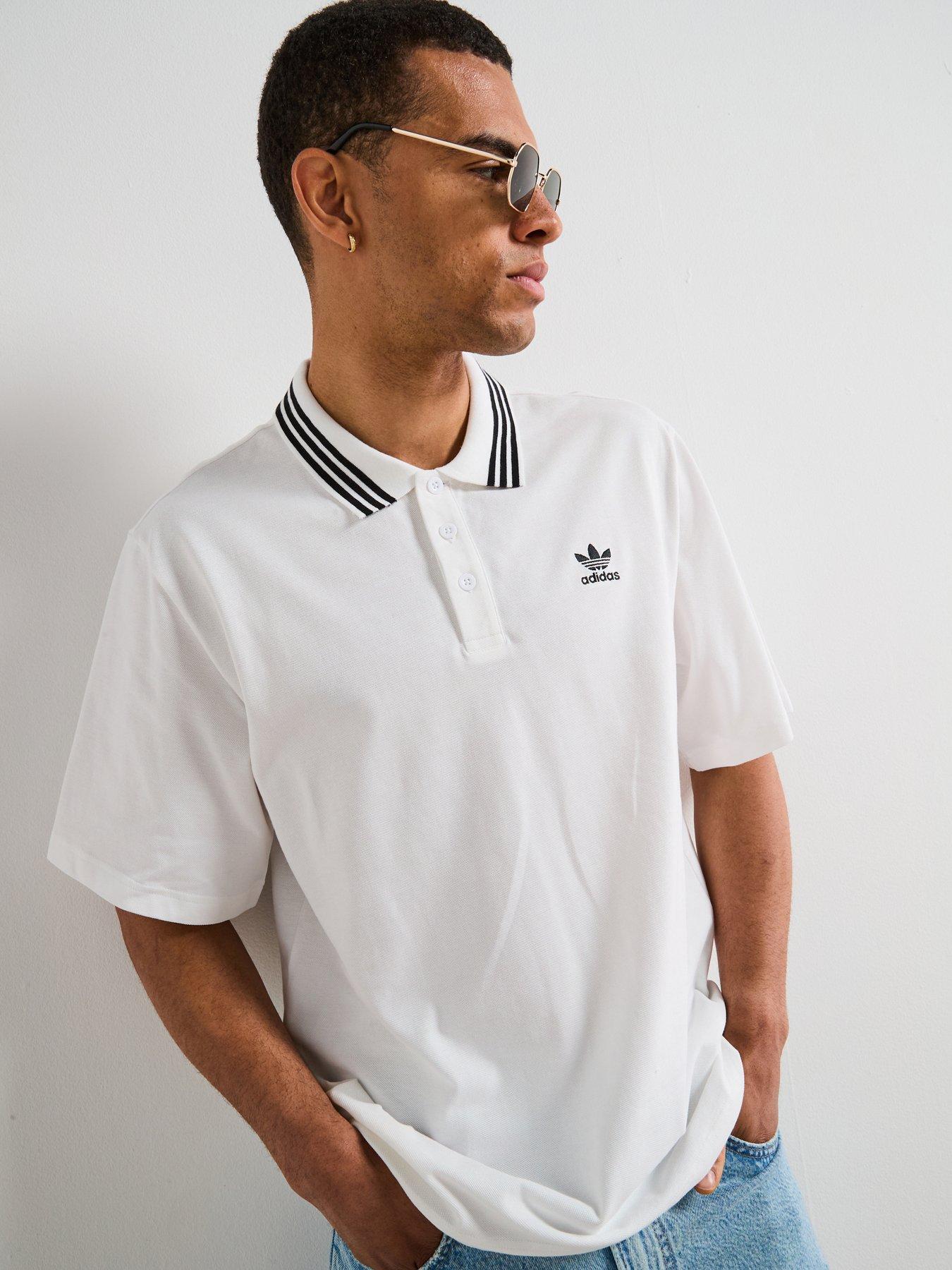 adidas Originals Men's Loose Polo - White