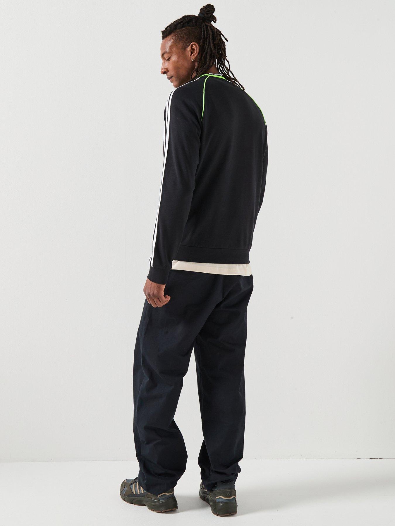 Image 6 of 6 of adidas Originals Men's Three Stripe Crew - Black