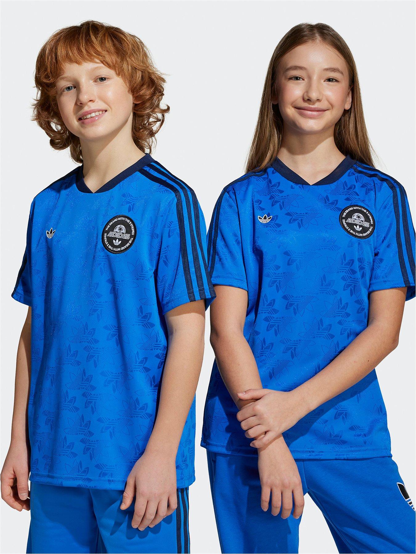 adidas Originals Junior Boys T-Shirt, Blue, Size 7-8 Years
