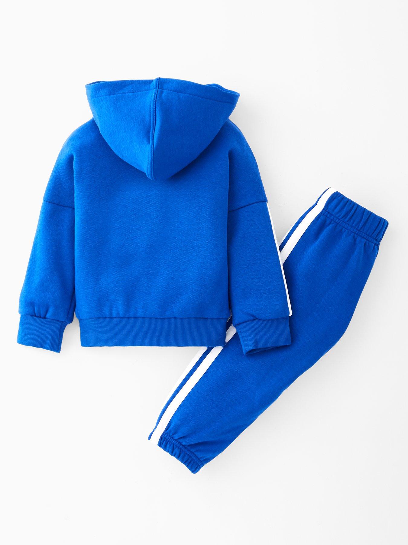 Image 2 of 5 of adidas Sportswear Infant Boys Essentials Jogger Set - Blue