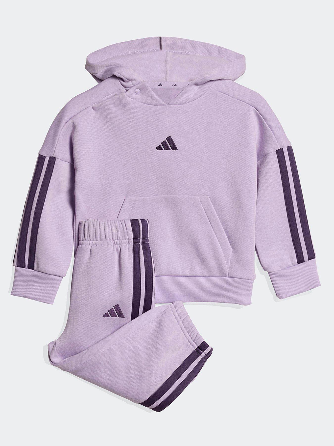 adidas Sportswear Infant Girls Essentials Joggers -purple